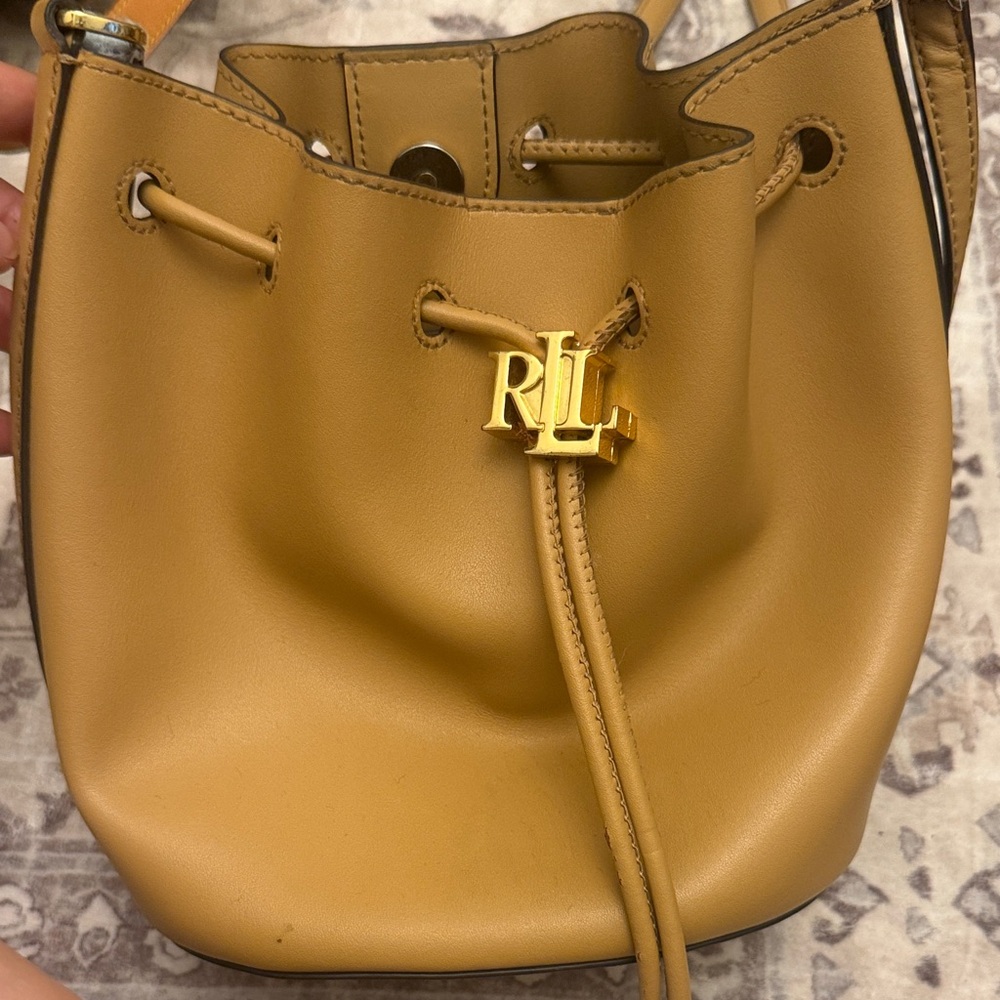 Tan Bucket Bag